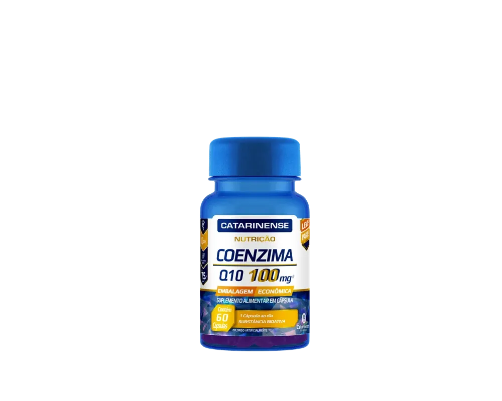 Coenzima Q10 100mg com 60 Cápsulas Catarinense