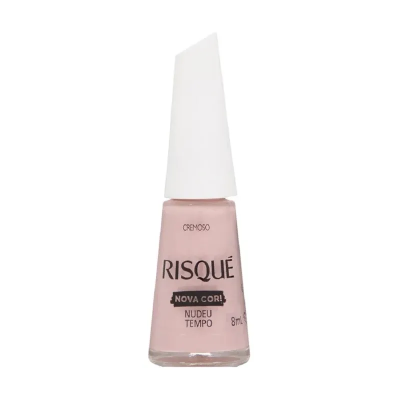 Esmalte Risqué Cremoso Nova Cor Nudeu Tempo 8ml