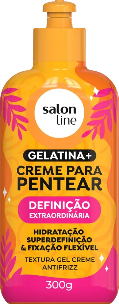 Gelatina + Creme de Pentear Salon Line Definição Extraordinária 300g