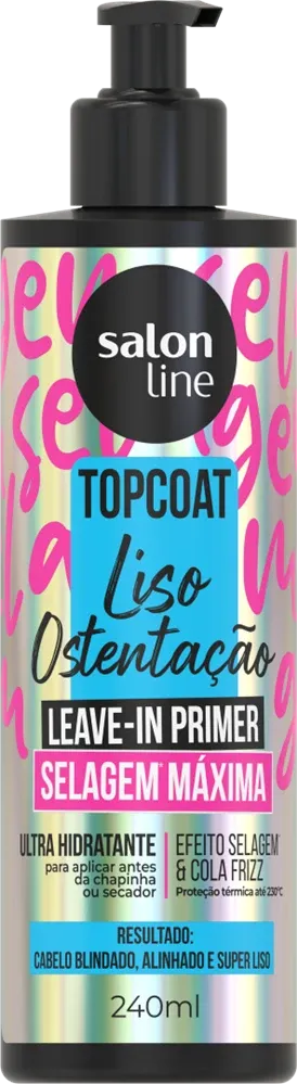 Leave-in Primer Salon Line TopCoat Liso Ostentação 240ml
