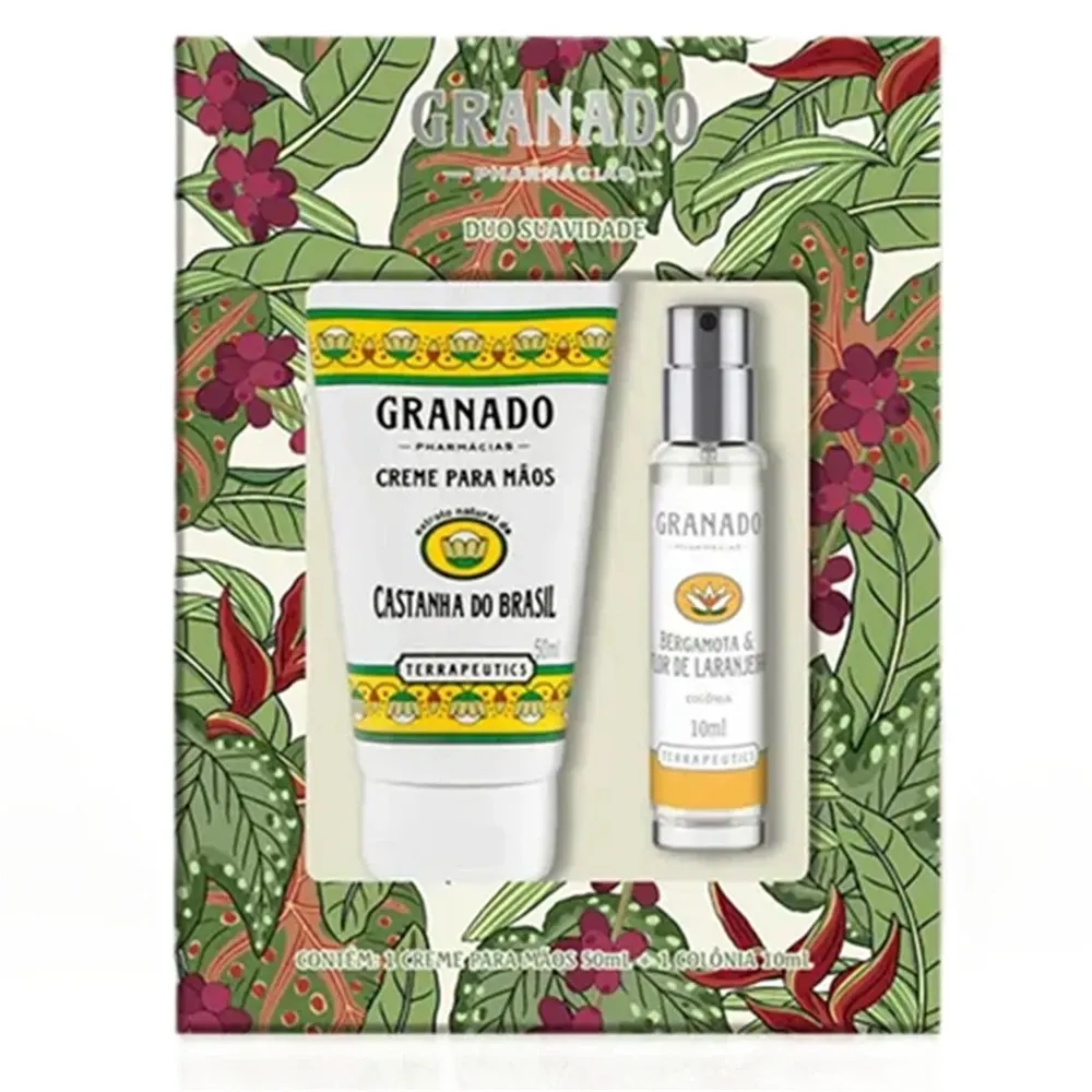 Kit Presente Granado Mulher Castanha de Creme 50ml e Loção 10ml