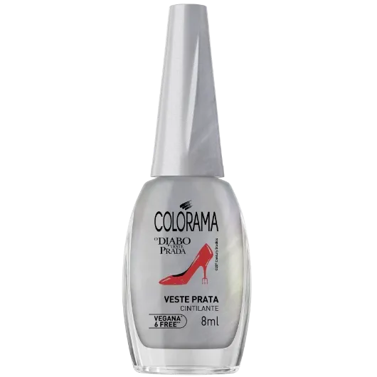 Esmalte Colorama Diabo Veste Prada Veste Prata 8ml