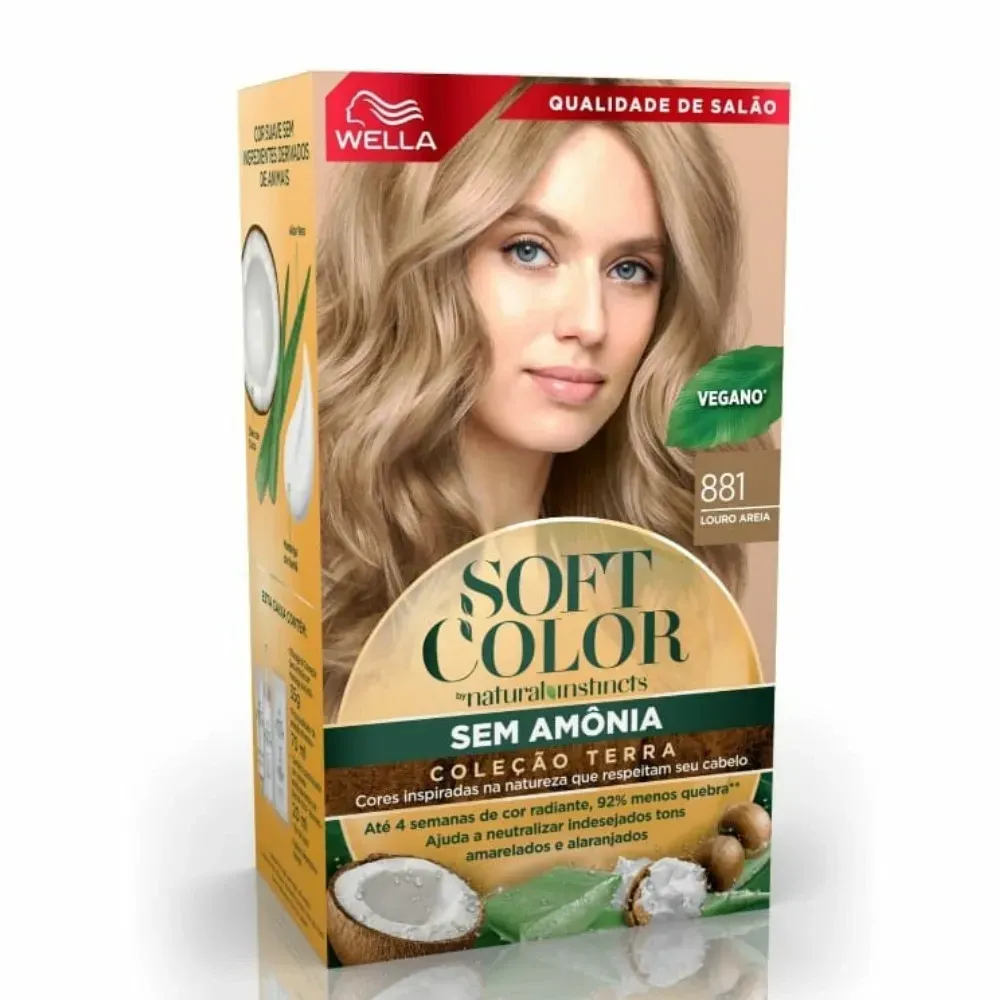 Tintura Soft Color Louro Areia 881