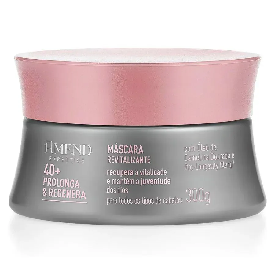 Máscara Capilar Revitalizante Amend Expertise Prolonga e Regenera 40+ 300g