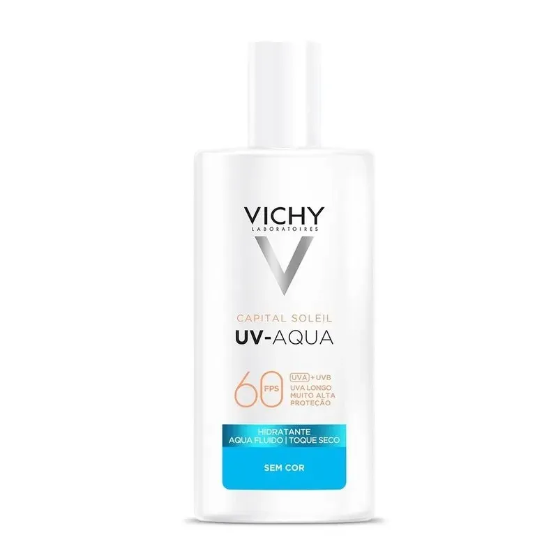 Protetor Solar Facial Vichy UV-Aqua FPS 60 Sem Cor com 40g