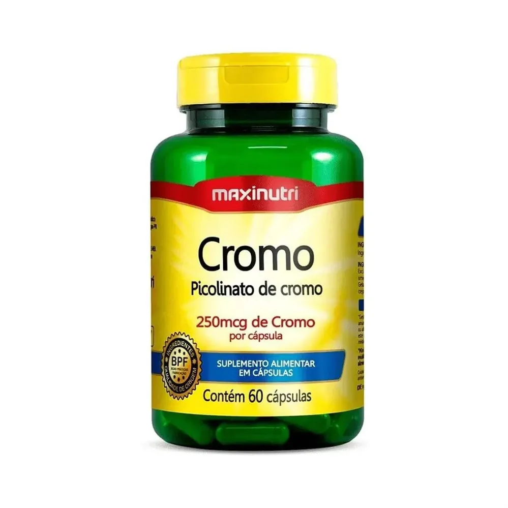 Cromo com 60 Cápsulas Maxinutri
