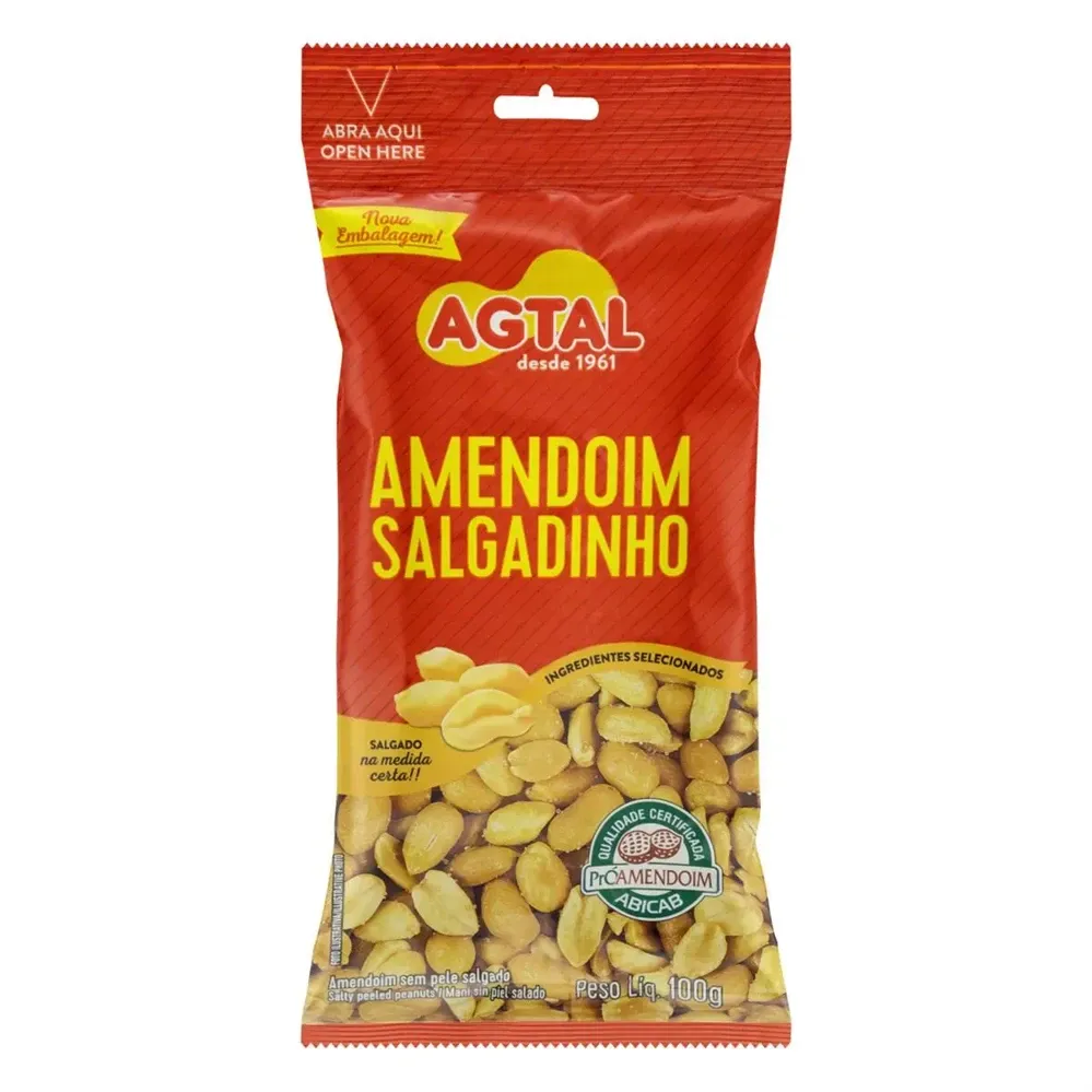 Amendoin Salgadinho Agtal 100g
