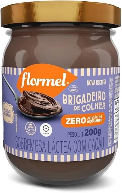 Brigadeiro de Colher Flormel Zero Açucar 200mg