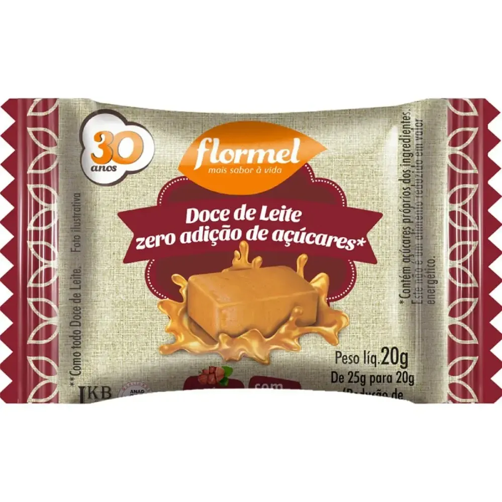 Doce de Leite Flormel Zero Açucar 20g