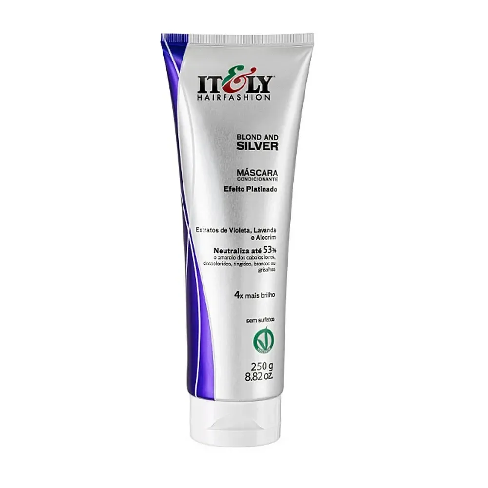 Máscara Itely Blond and Silver Efeito Platinado 250g
