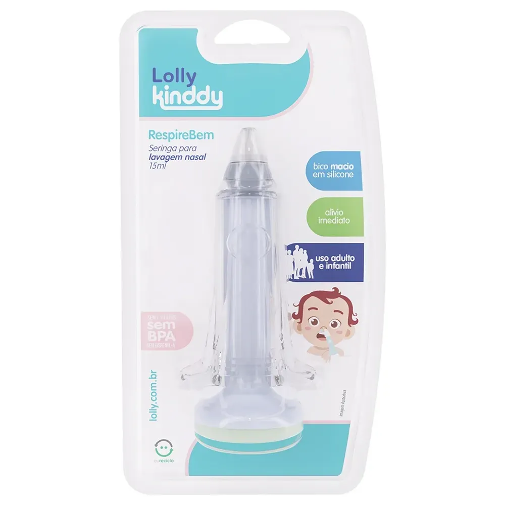 Seringa lolly lavagem nasal masculina