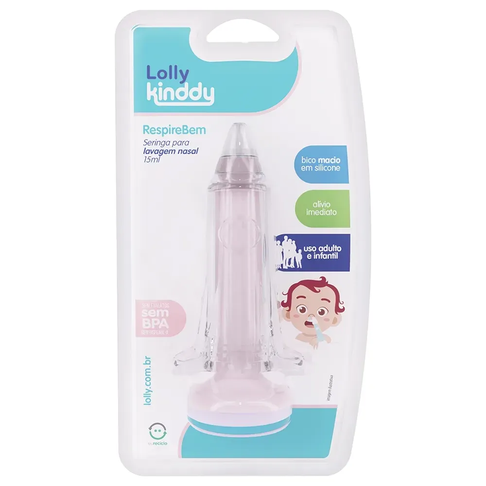 Seringa lolly lavagem nasal feminina