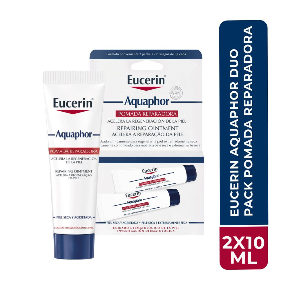 Pomada Reparadora Eurecin Aquaphor com 2 unidades 10ML