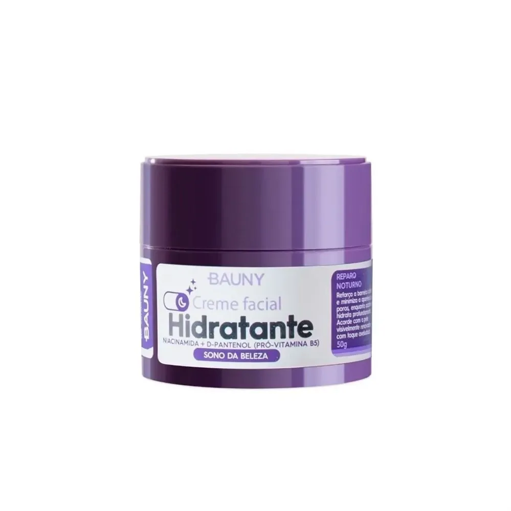 Hidratante Facial Bauny Noturno 50g