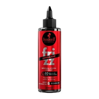 Máscara Haskell Liquida Lamelar Frizz Cancelado 200ml