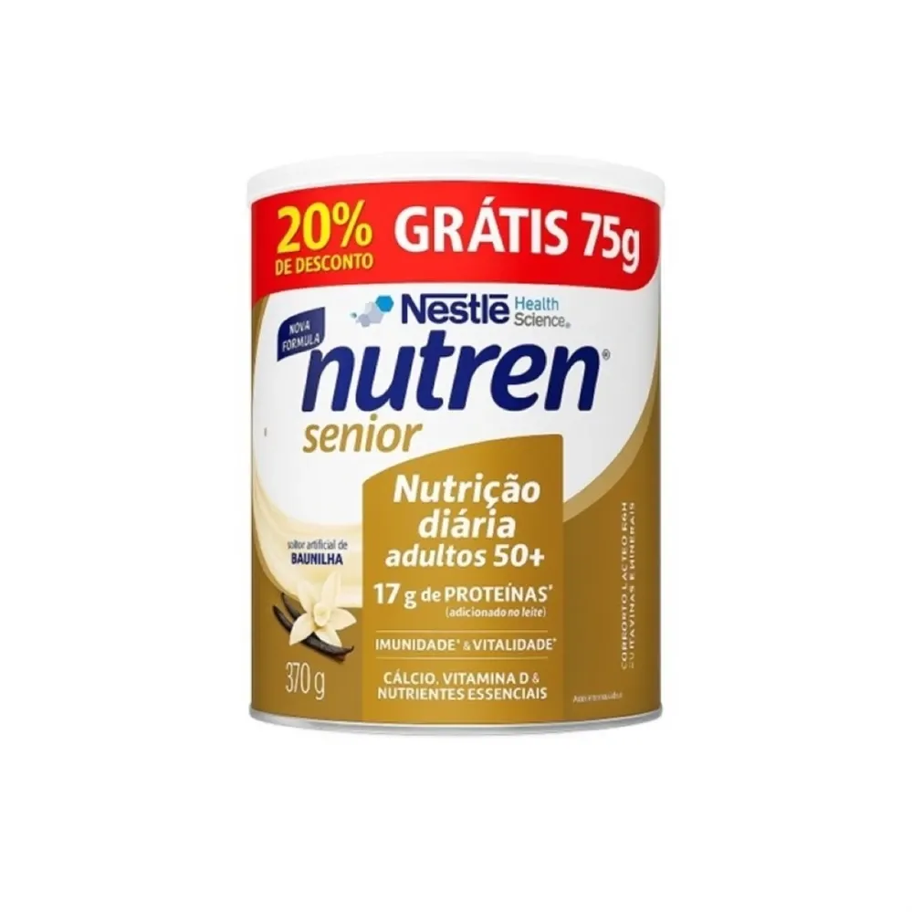Nutrein Senior Baunilha 370g 20% Desconto