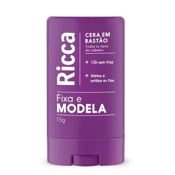 Cera Rica Fixa e Modela em Bastão 15g