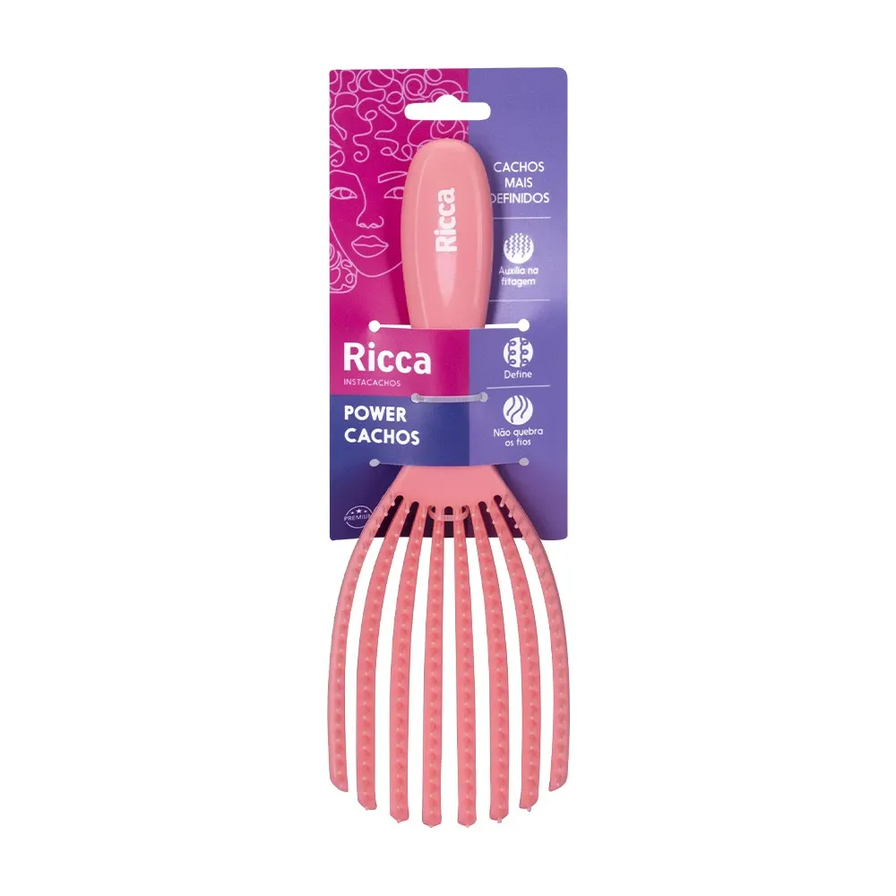 Escova Ricca Fitagem Powder Cachos