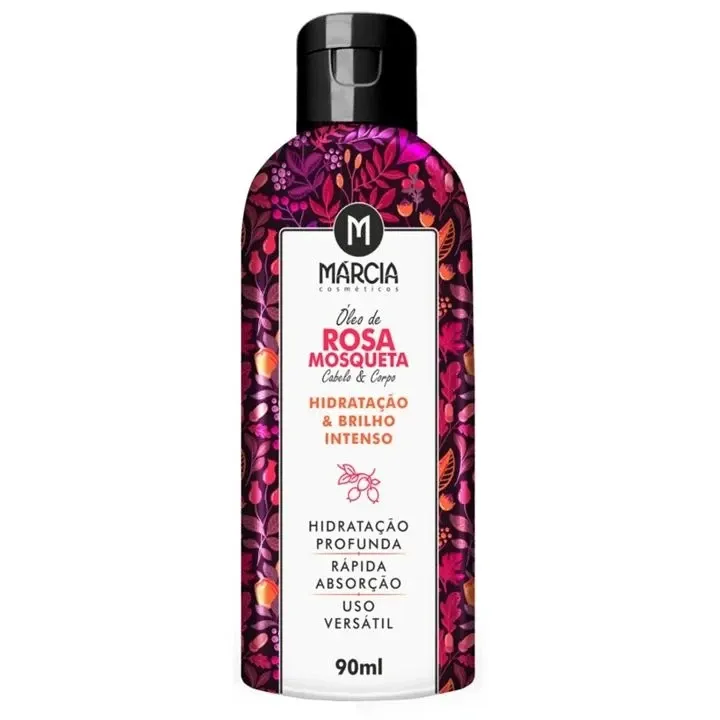 Óleo Multiuso Márcia Cabelo e Corpo Rosa Mosqueta 90ml