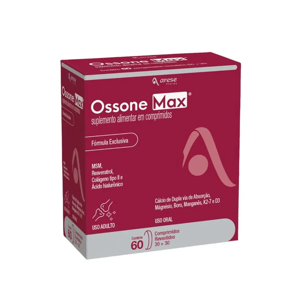 Ossone Max com 60 comprimidos