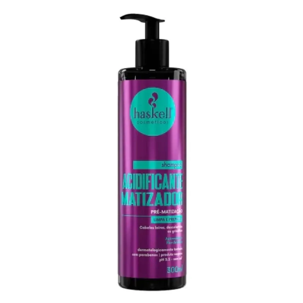 Shampoo Acidificante Matizador Haskell com 300ml