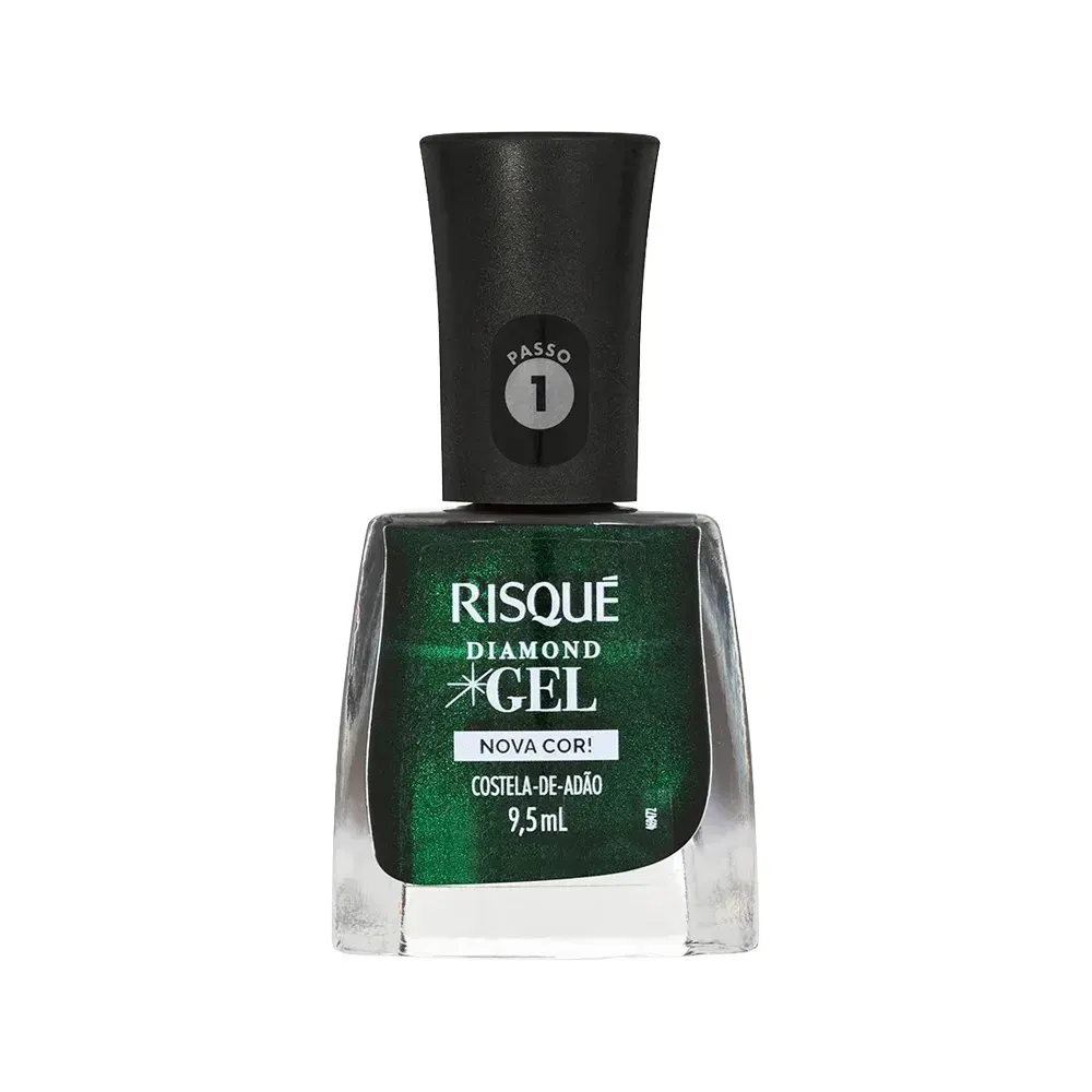 Esmalte Cremoso Risqué Diamond Gel Costela de Adão 9,5ml