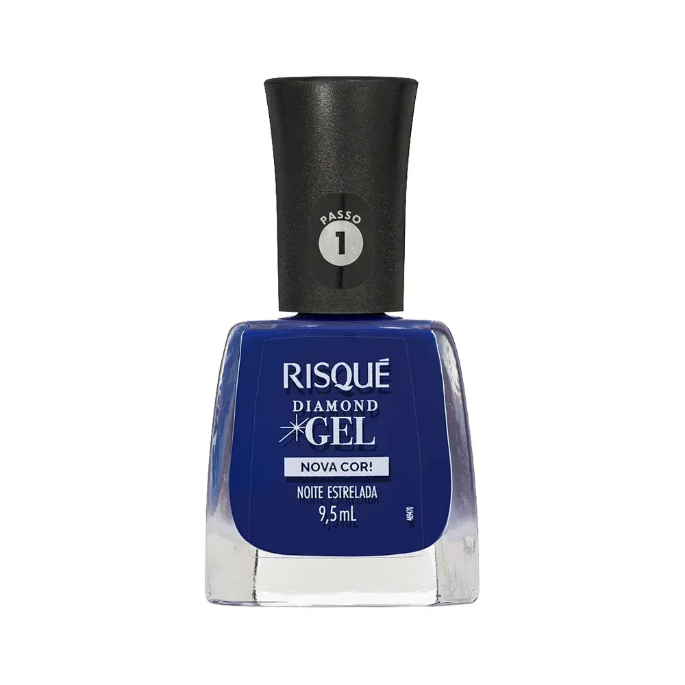 Esmalte Cremoso Risqué Diamond Gel Noite Estrelada 9,5ml