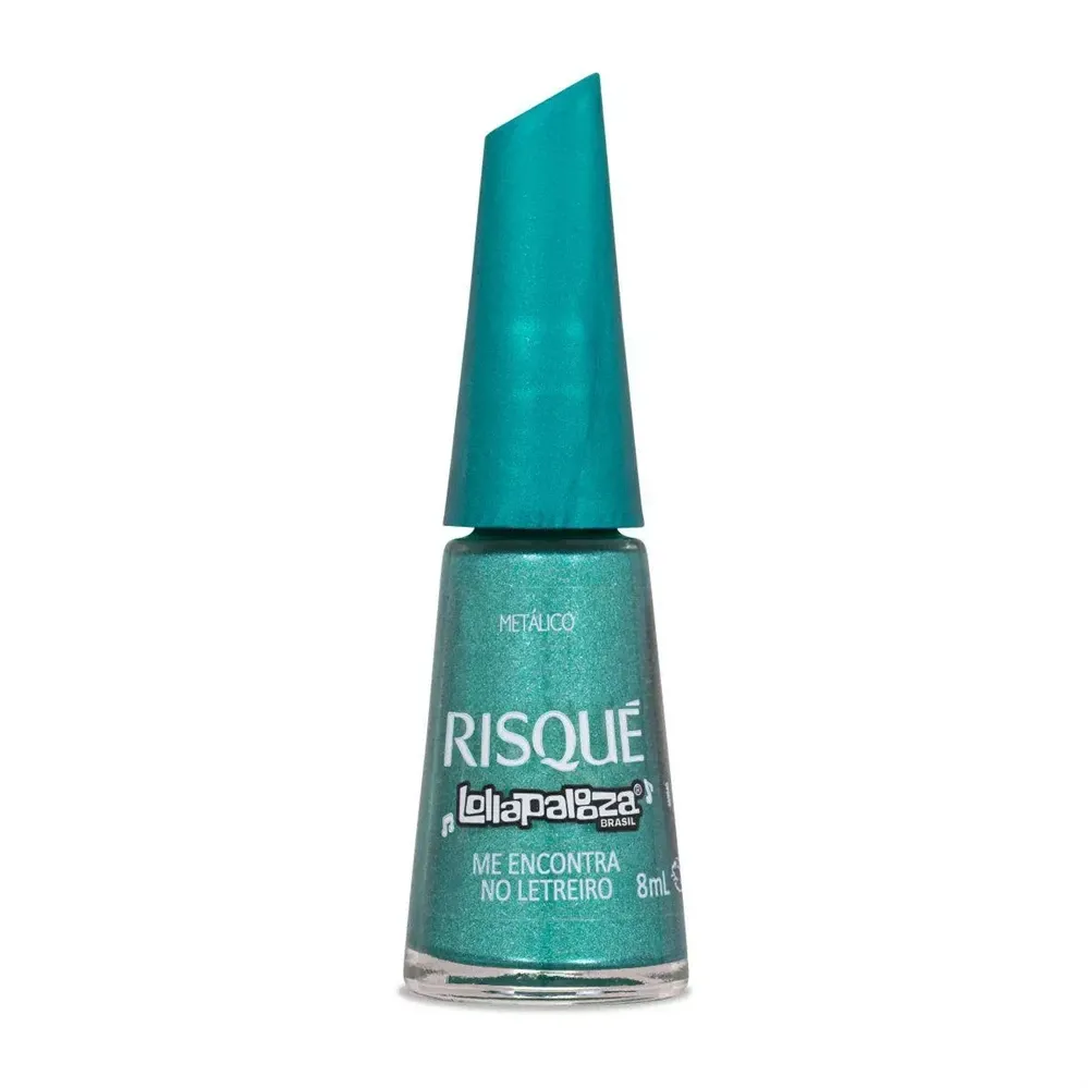 Esmalte Metálico Risqué Lollapalooza Me Encontra no Letreiro com 8ml