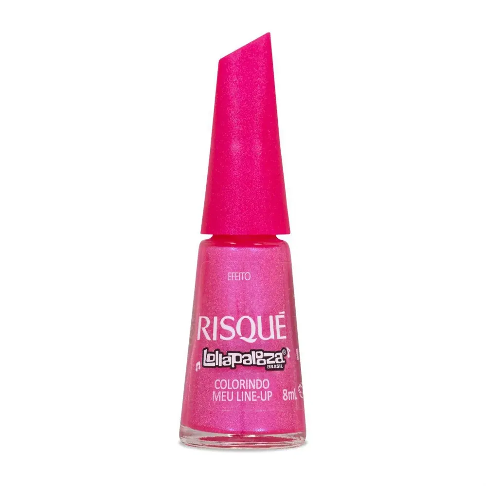 Esmalte Efeito Risqué Lollapalooza Colorindo meu Line-Up com 8ml