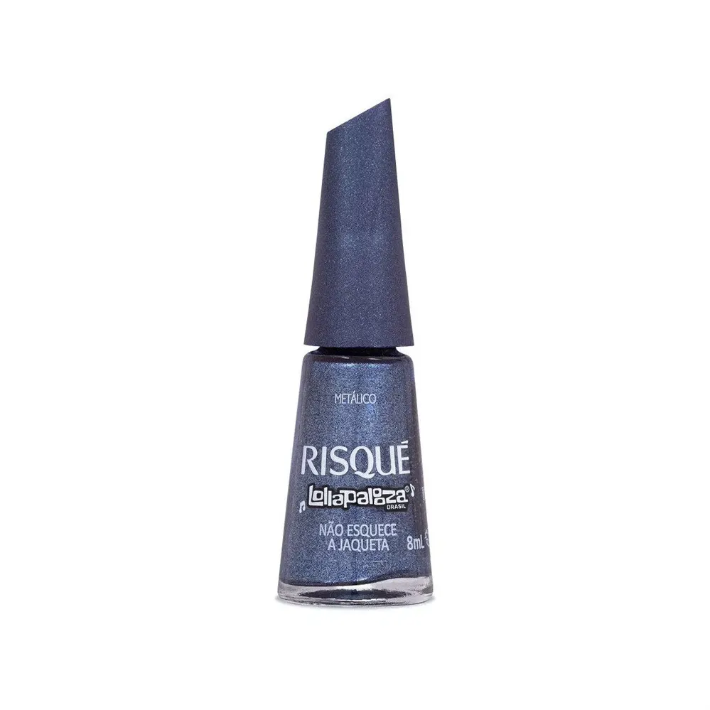 Esmalte Metálico Risqué Lollapalooza Não Esquece a Jaqueta com 8ml