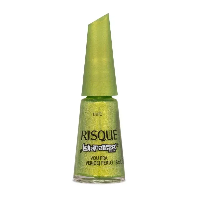 Esmalte Risqué Cremoso Lollapalooza Vou Pra Verde Perto 8ml