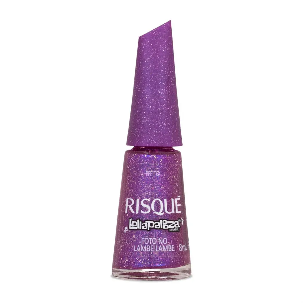 Esmalte Efeito Risqué Lollapalooza Foto no Lambe Lambe com 8ml