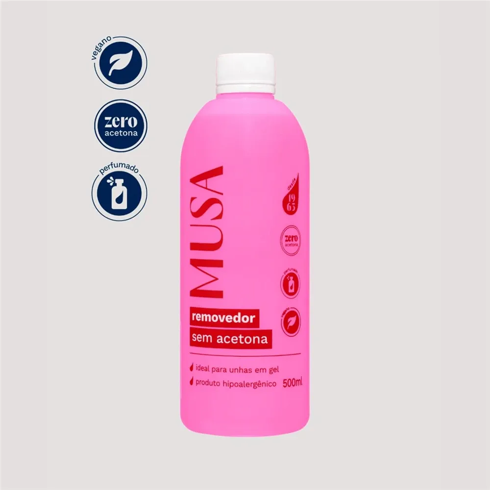 Removedor de Esmalte Musa com 500ml
