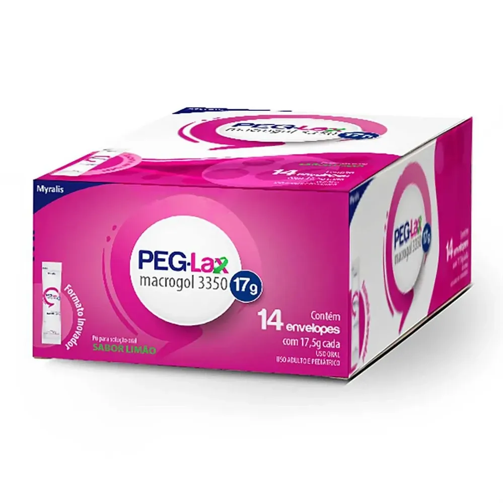 Peg-Lax 17g Pó para Solução Oral com 14 envelopes