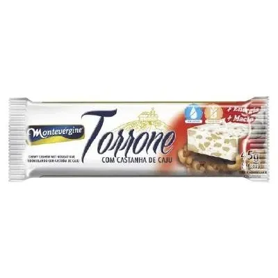 Torrone Montevérgine Castanha de Caju 45g