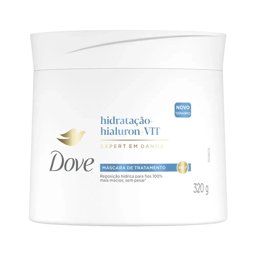 Máscara de Tratamento Dove Hidratação Hiaçuron 320g