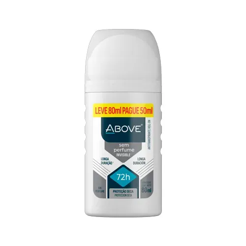Desodorante Rollon Above sem Perfume 80ml