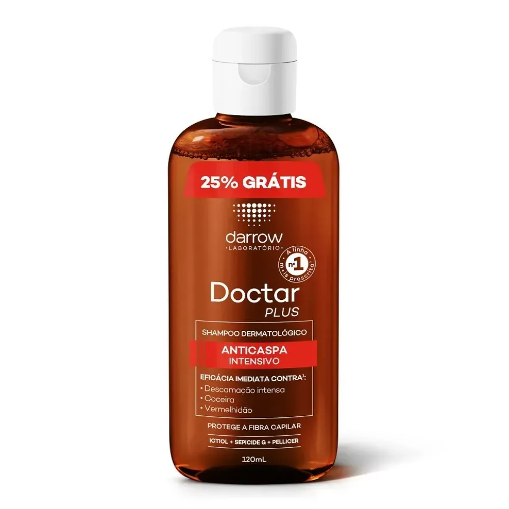 Shampoo Doctar Plus 120ml 25% Grátis