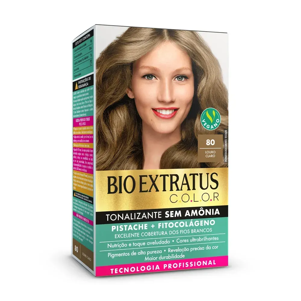 Tonalizante 80 Bio Extratus Louro Claro 135g
