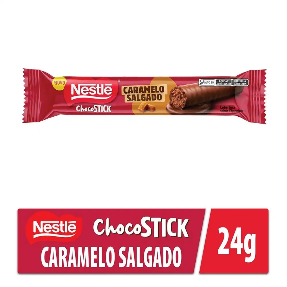 Choco Stick Nestlé Caramelo Salgado 24g