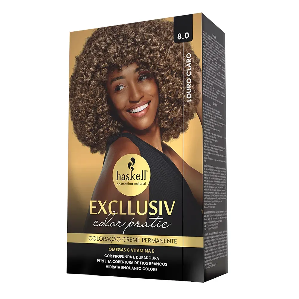 Coloração Excllusiv Haskell Color Pratic 8.0 Louro