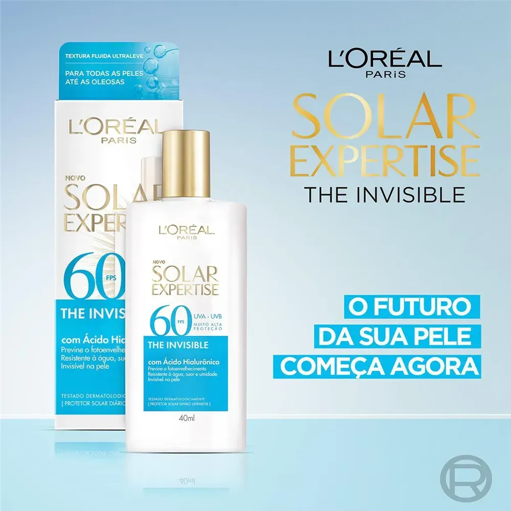 Protetor Solar Facial Expertise The Invisible Sem Cor 40g L'Oréal