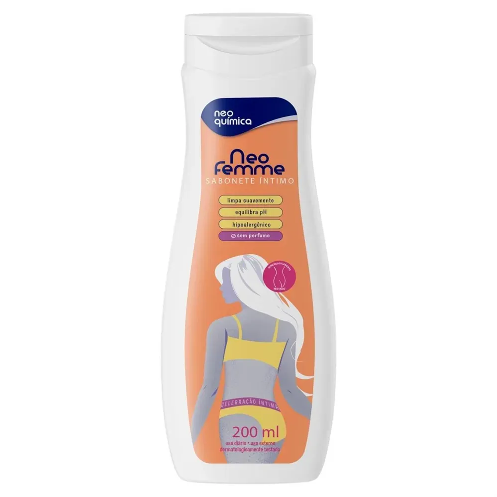 Neofemme sabonete líquido íntimo neutro 200ml