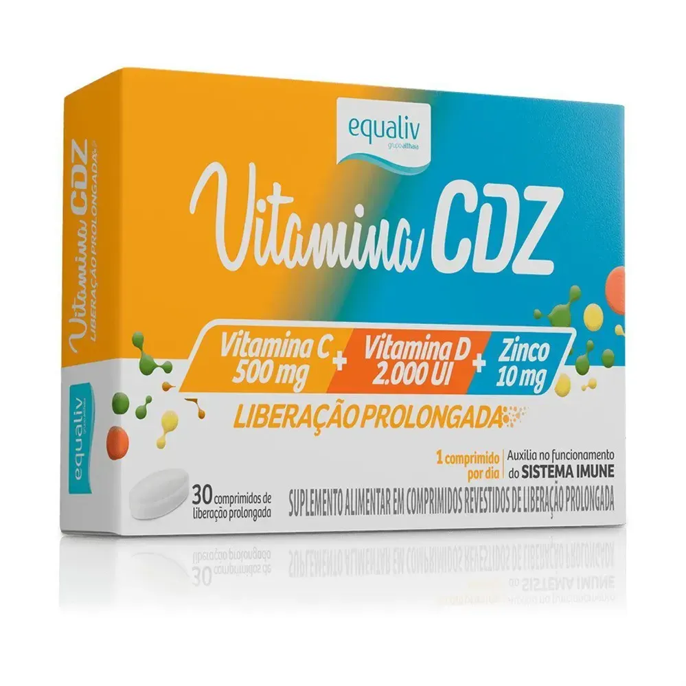 Equaliv Vitamina CDZ Com 30 Comprimidos