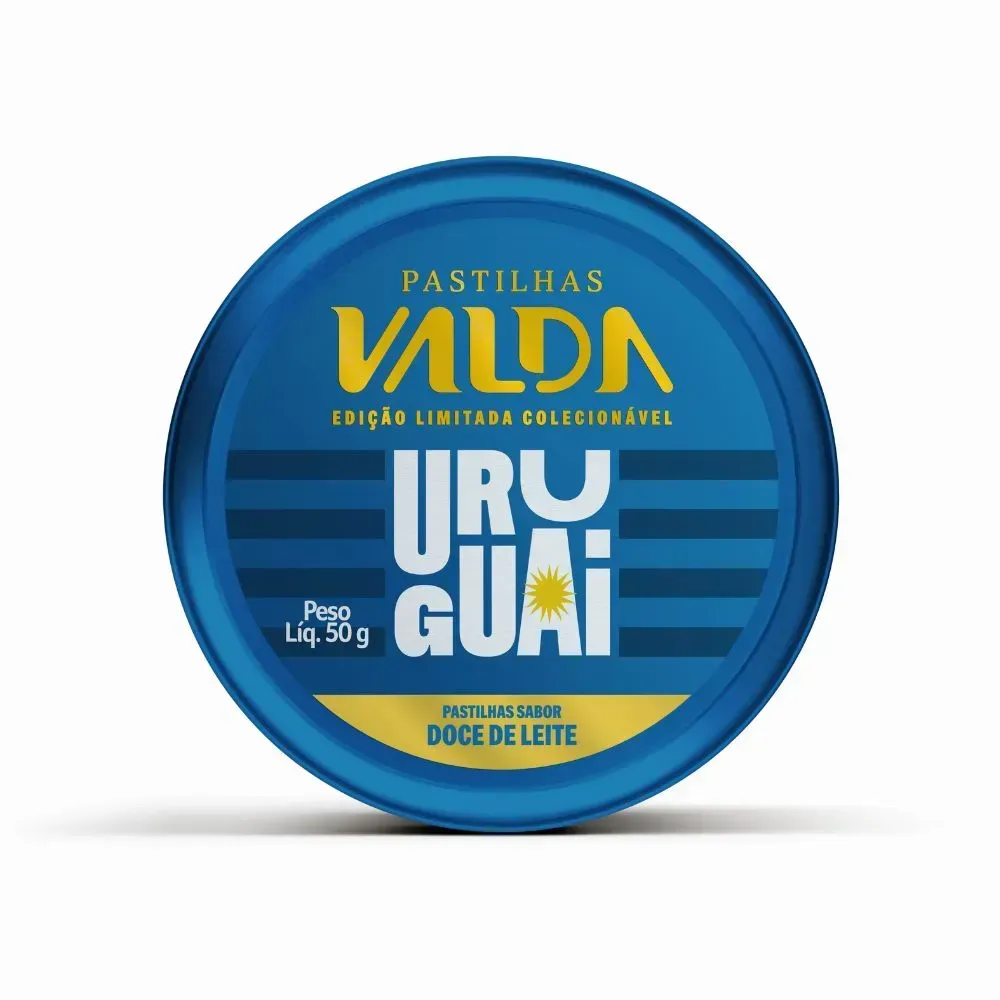 Valda Campeões Uruguai Lata com 50g