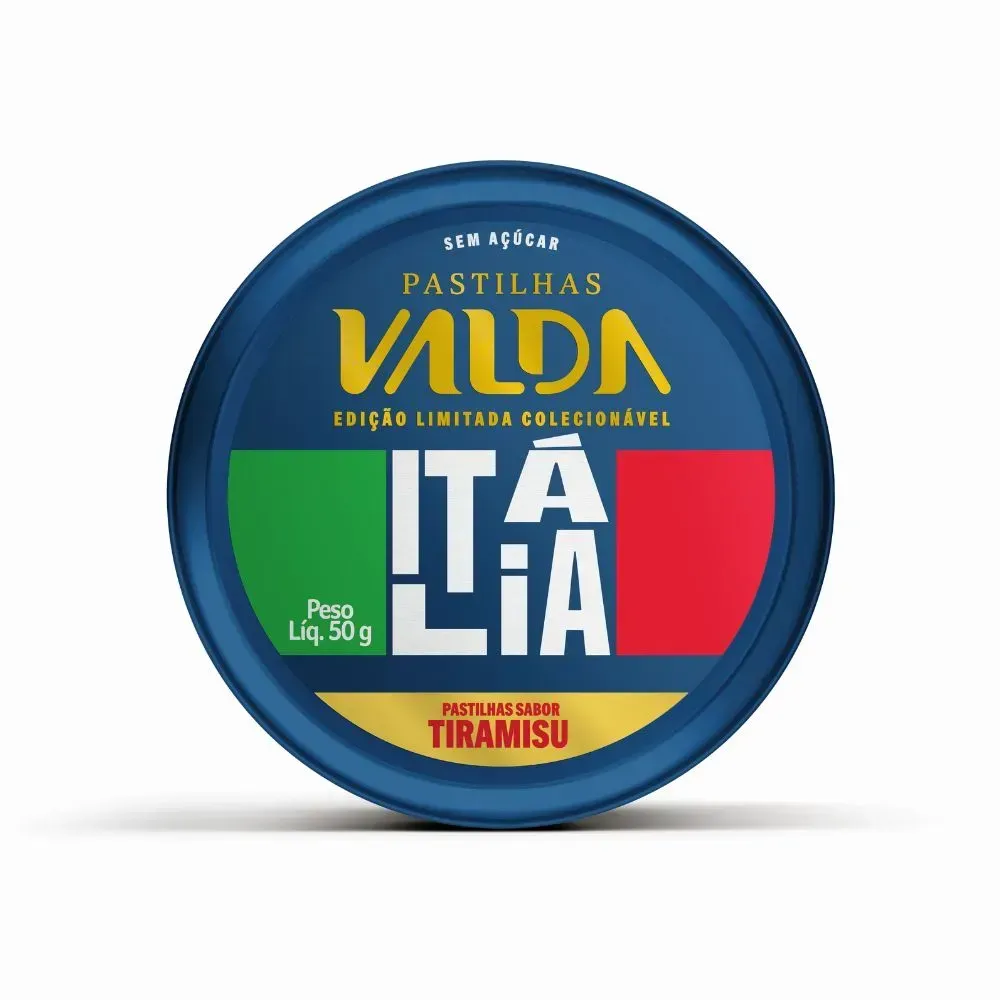 Valda Campeões Itália Lata com 50g