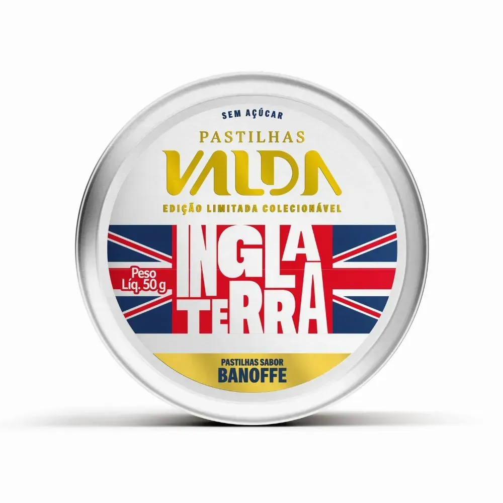 Valda Campeões Inglaterra Lata com 50g