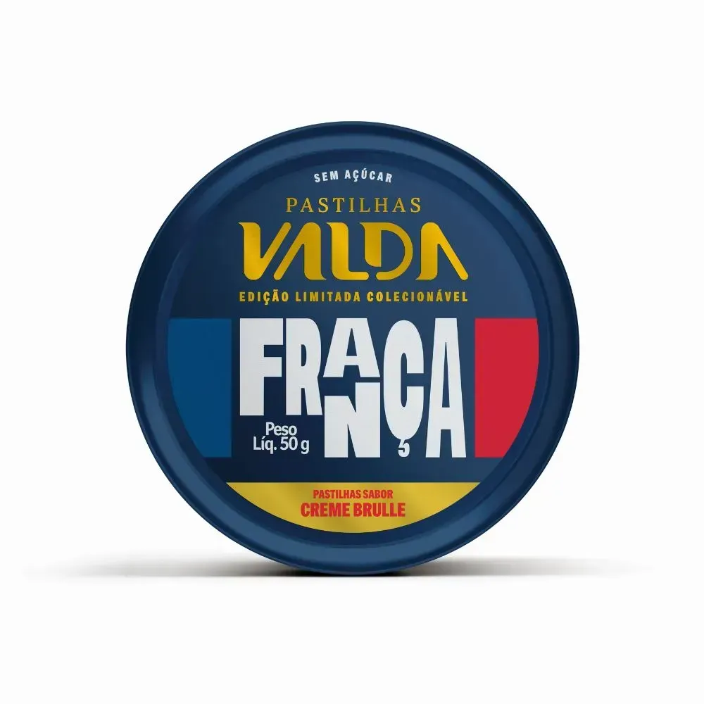 Valda Campeões França Lata com 50g