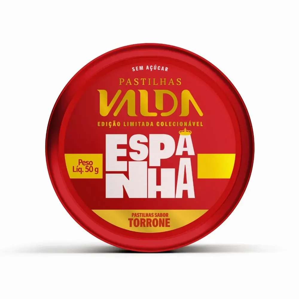 Valda Campeões Espanha Lata com 50G