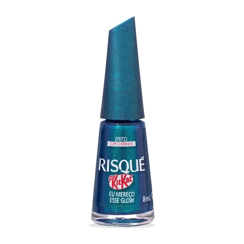 Esmalte Risque kitKat Eu Mereço Esse Glow 8ml
